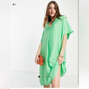 Bright Green Kaftan